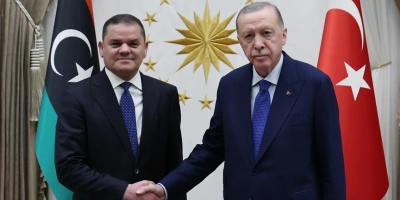 CUMHURBAŞKANI ERDOĞANDAN LİBYA BAŞBAKANI DİBEYBEYE TAZİYE TELEFONU
