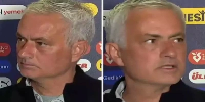 JOSE MOURİNHO, MUHABİRLE TARTIŞTI! İLK SORUYU DUYUNCA KÜPLERE BİNDİ