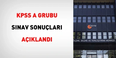 KPSS A GRUBU SUNAV SONUÇLARI AÇIKLANDI