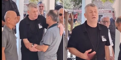 METİN ŞENTÜRK, KARDEŞİ BAYRAM ŞENTÜRKÜ SON YOLCULUĞUNA UĞURLUYOR