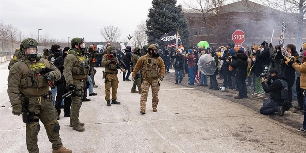 ABDDE PENTAGONUN MINNESOTAYA GÖNDERİLMEK ÜZERE 1500 ASKERE HAZIRLIK EMRİ VERDİĞİ ÖNE SÜRÜLDÜ
