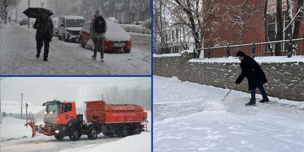 BAZI İLLERDE KAR VE SOĞUK HAVA ETKİLİ OLUYOR