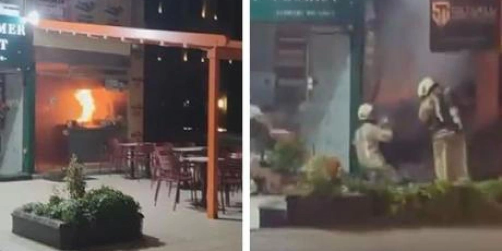 ETİLERDE GAZ KAÇAĞI NEDENİYLE RESTORAN YANDI
