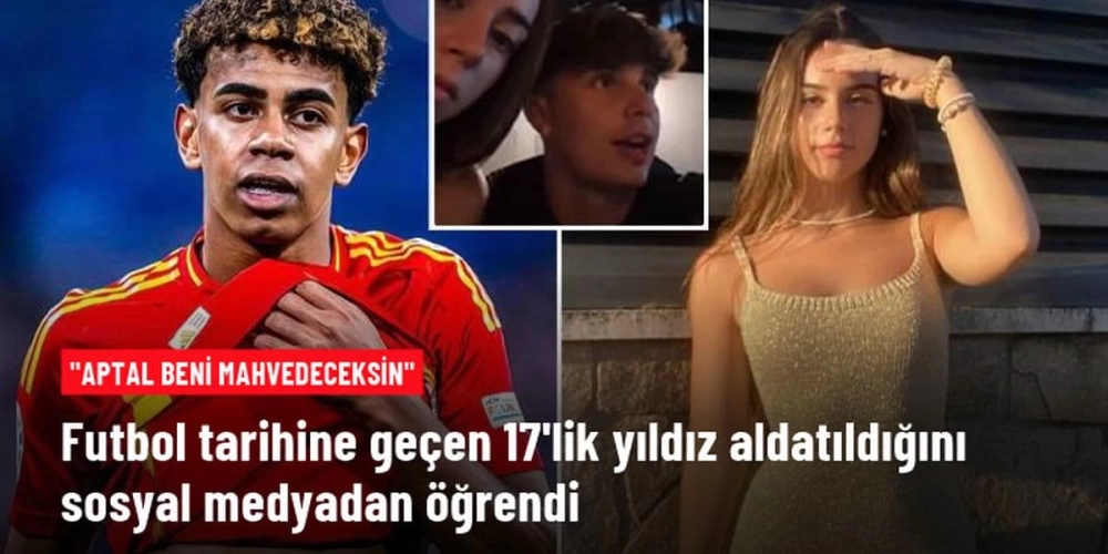 LAMİNE YAMAL’A İHANET ŞOKU! SEVGİLİSİ BAŞKA BİR ERKEKLE CANLI YAYIN AÇTI