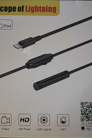 i-Camera Işıklı Endoskop Kamerası Siyah