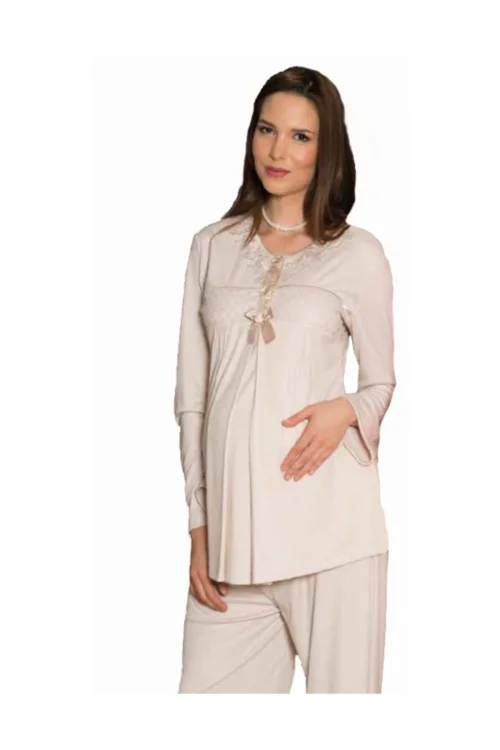 Rozalinda 1647 KadınLohusa / Hamile Pijama Takım