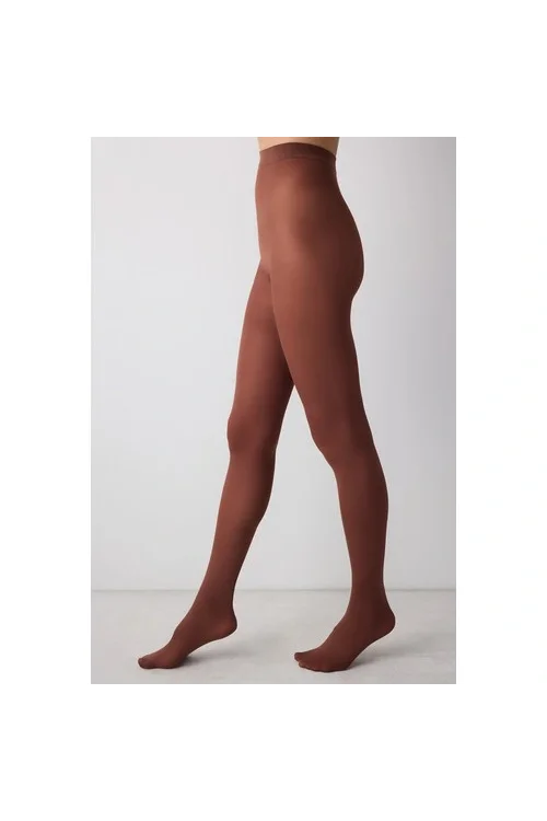 Micro 40 Kahve Külotlu Çorap