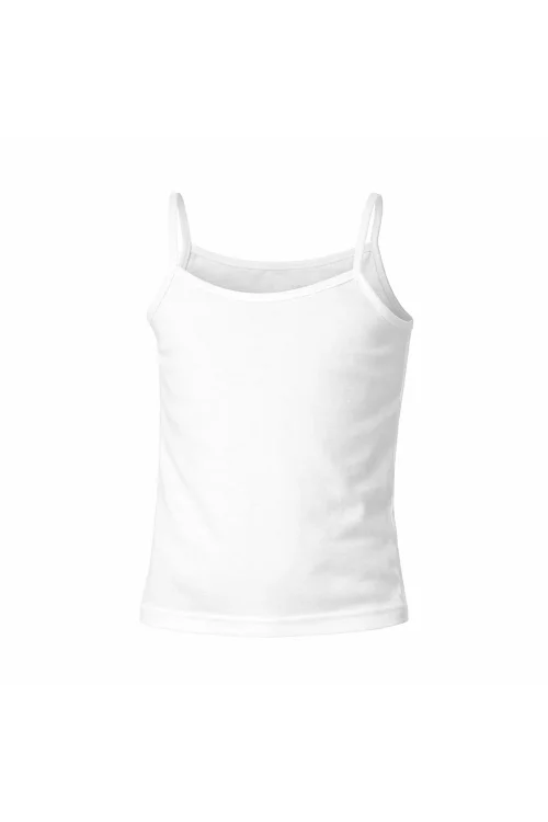 Şahinler BC001 Kız Çocuk Garson Boy İp Askılı Atlet (12-13 Yaş)