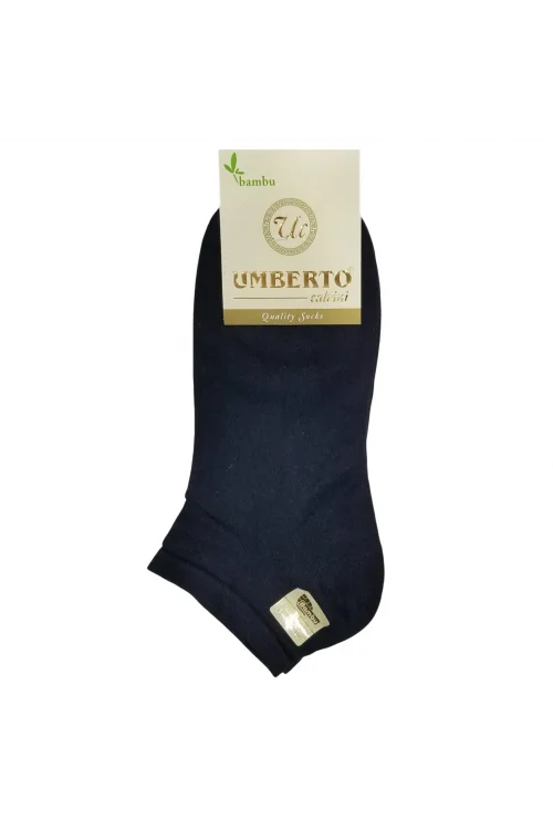 Umberto 12 Adet Erkek Doğal Bambu Patik Çorap -307