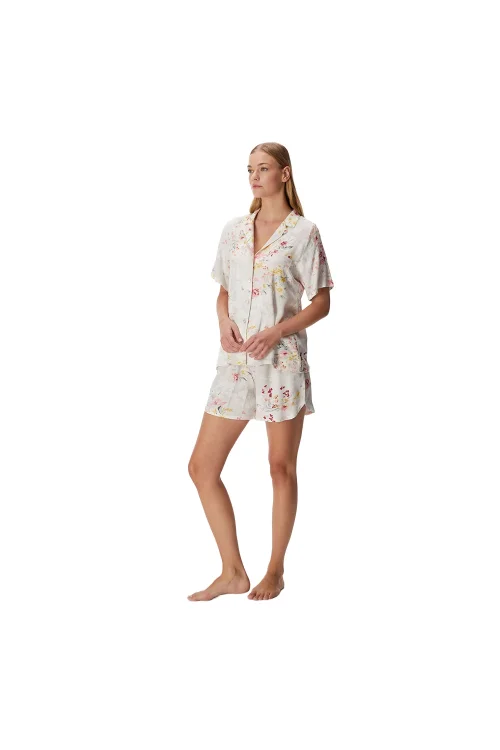 Anıl 11355 Kadın Yazlık Atlet ve Şortlu Pijama Takım