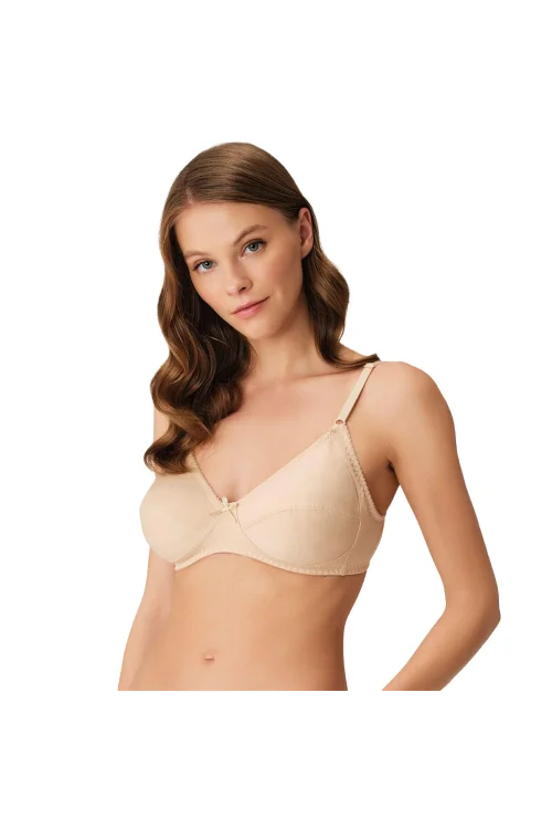 Anıl 512 Kadın Pamuklu Balensiz Desteksiz Toparlayıcı Klasik Sütyen