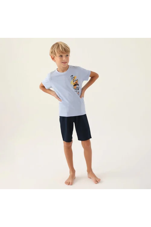 Arnetta 2989C Erkek Çocuk Bermuda Pijama Takım