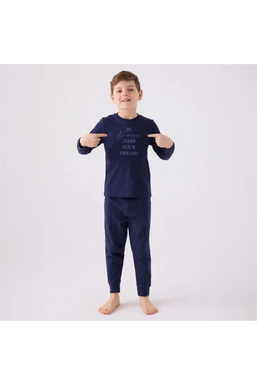 Arnetta AR3130C Erkek Çocuk Kışlık Pijama Takım