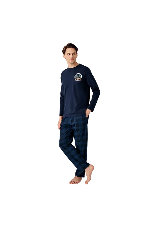 Arnetta AR3500-S Baba Oğul Kışlık İkili Pijama Takım (Baba)