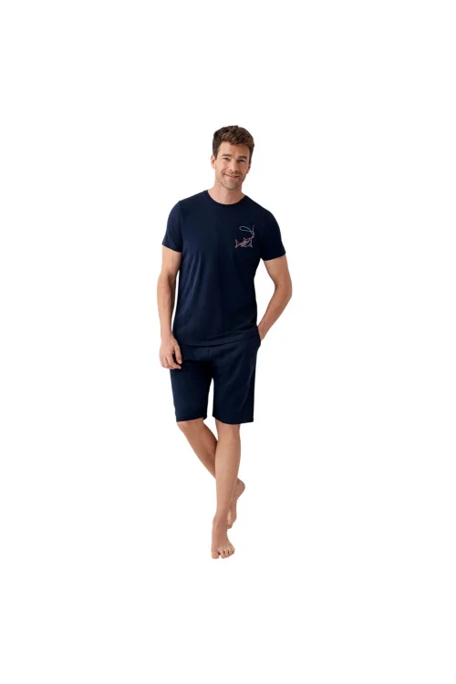 Arnetta AR3692-S Erkek Yazlık İkili Pijama Takım