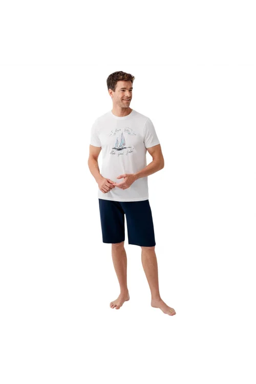 Arnetta AR3693-S Erkek Yazlık İkili Pijama Takım