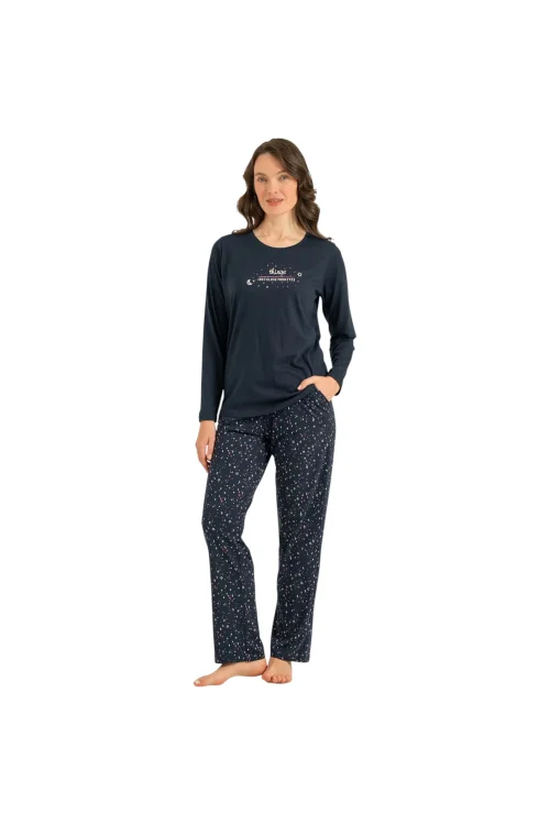Arnetta AR3774S Kadın Uzun Kollu Pijama Takım