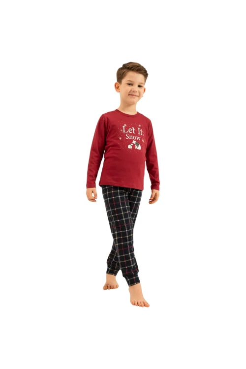 Arnetta AR3820C Baba Oğul Uzun Kollu İkili Pijama Takım