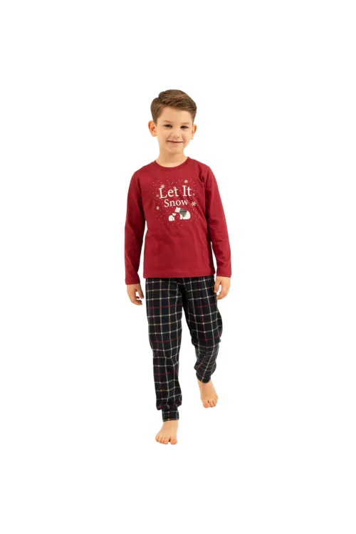 Arnetta AR3820G Baba Oğul Uzun Kollu İkili Pijama Takım (Garson Boy)
