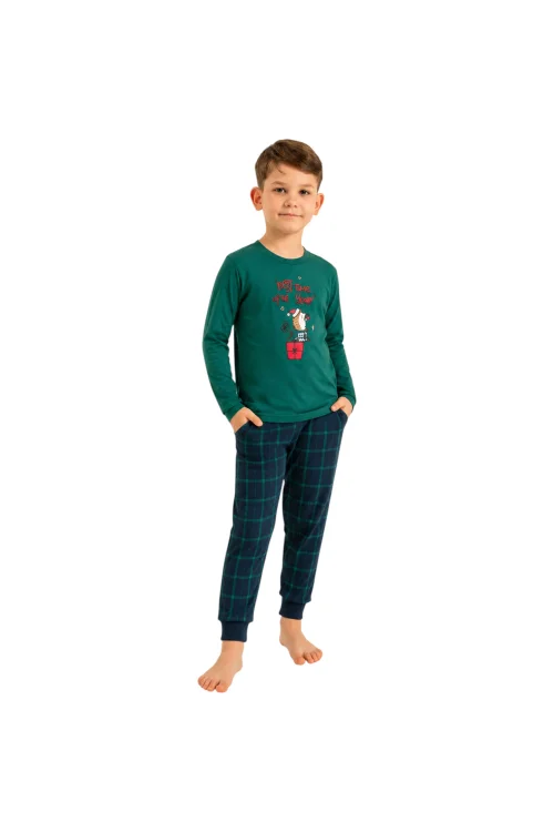 Arnetta AR3823C Baba Oğul Uzun Kollu İkili Pijama Takım (Oğul)