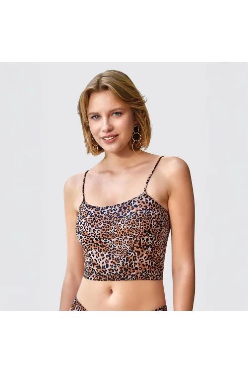 Berrak 7019 Kadın İp Askılı Krop