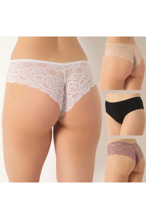 Confeo 804-004 Kadın Dantelli 4lü Bikini Külot
