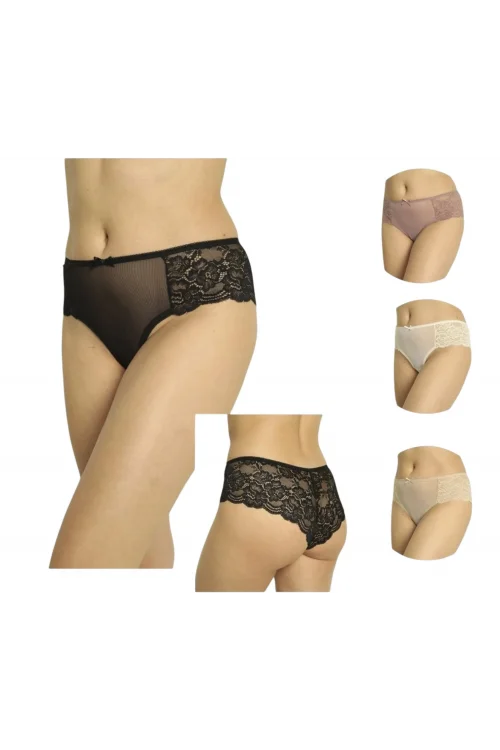 Confeo 804-008 Kadın Dantelli 4lü Bikini Külot