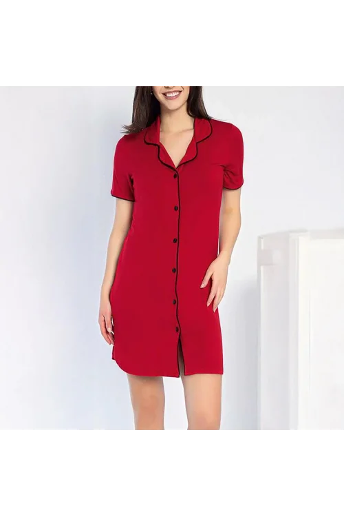 Confeo C840-600 Kadın Viskon Kısakol Gecelik