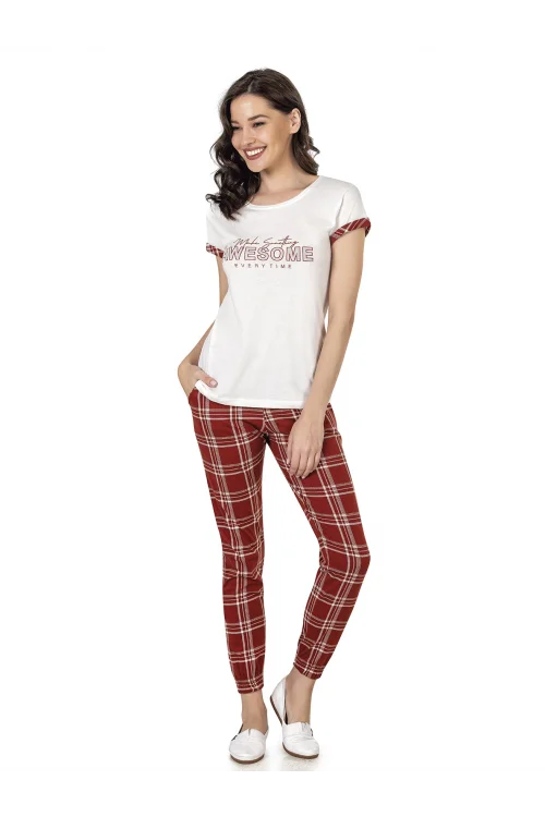 Dowry 08002 Kadın Yazlık Kısakol Pijama Takım