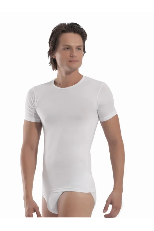 Elegant 1902 Erkek Modal O-Yaka Kısa Kol Atlet