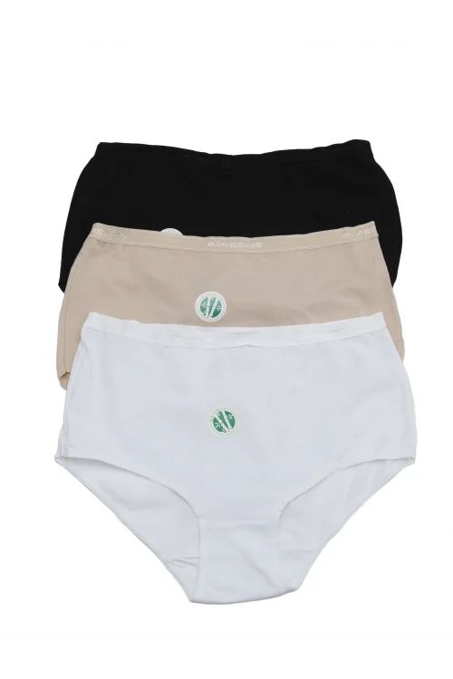 Elegant 2851 Kadın 4lü Bambu Yüksek Bel Külot