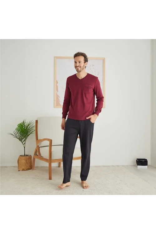 Elitepoint 1328 Erkek Kışlık Pijama Takım