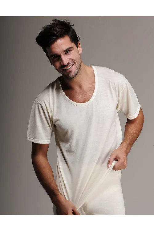 Hasyün 601 Erkek İnce Yün Termal Kısa Kol