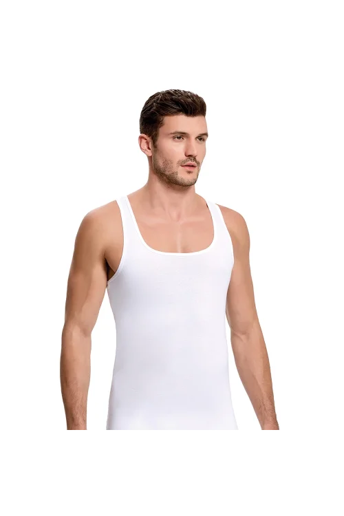 İlke 119 Erkek Rambo Atlet Beyaz    XL