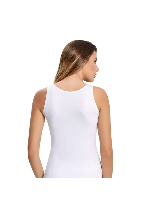 İlke 202 Kadın Biyeli Geniş Askılı Atlet    L / 42