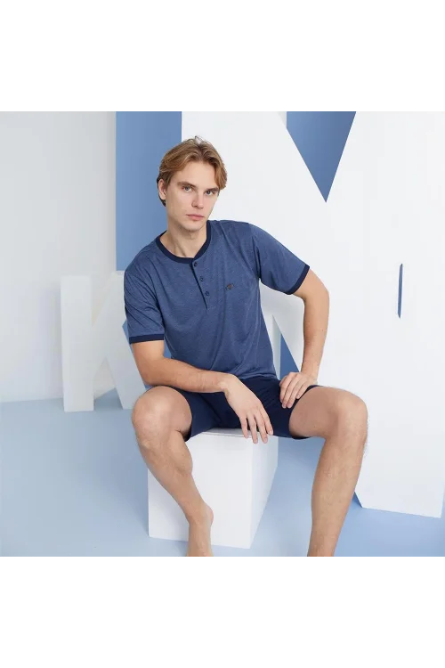 Kly 2024 Erkek Yazlık Piama Takımı