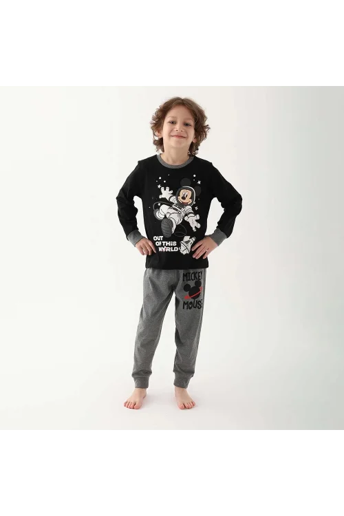 Mickey Mouse 4821C Erkek Çocuk Kışlık Pijama Takım