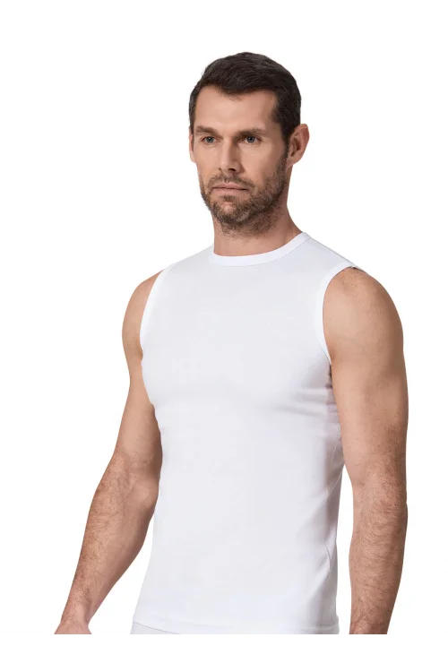 Namaldı 119 Ribana Erkek Kolsuz O-Yaka Body Atlet