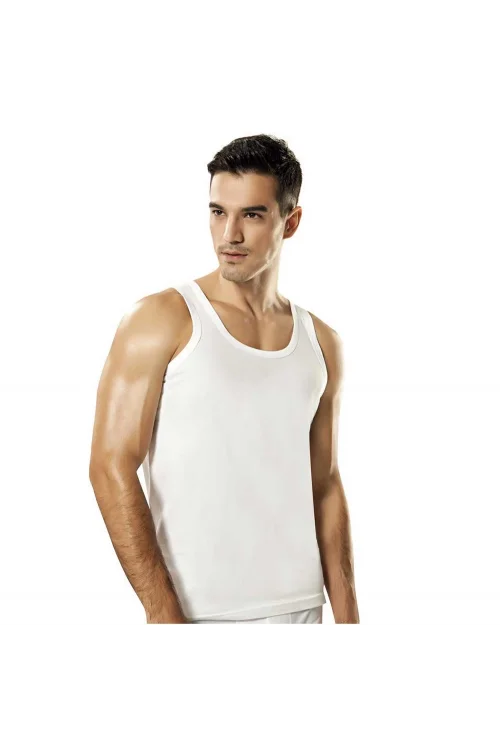 Namaldı 190 Erkek Summer Beyaz Askılı Atlet