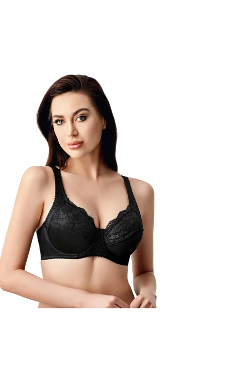 Newbra Lingerie 342305 Kadın Dantel Detaylı Balenli Toparlayacı Minimizer Sutyen