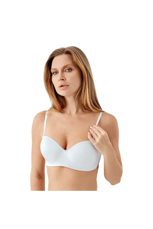 Newbra Lingerie 7045 Kadın Desteksiz C Cup Dantelli Sutyen