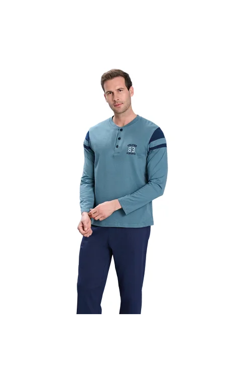 Over Sleep 2101 Erkek Süprem Pijama Takım