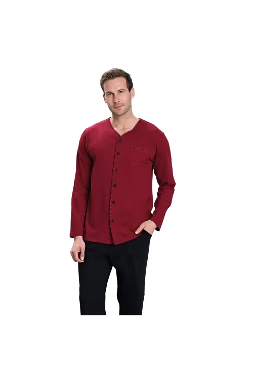 Over Sleep 2141 Erkek Büyük Beden Pijama Takım