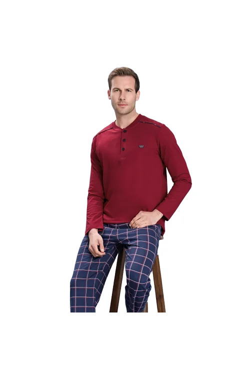 Over Sleep 2149 Erkek Desenli Erkek Pijama