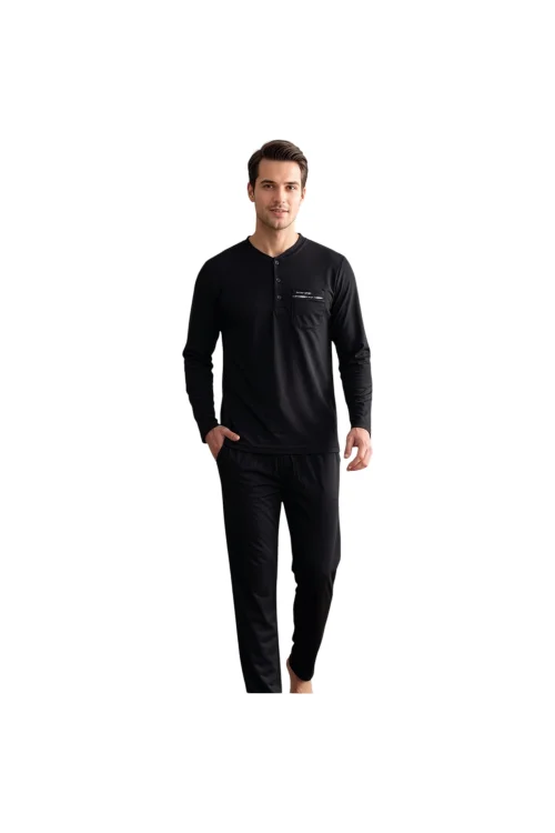 Over Sleep 2412 Erkek Kışlık Süprem Pijama Takımı