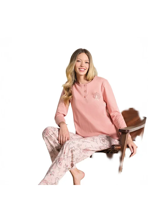 Over Sleep 3107 Kadın Büyük Beden Pijama Takımı