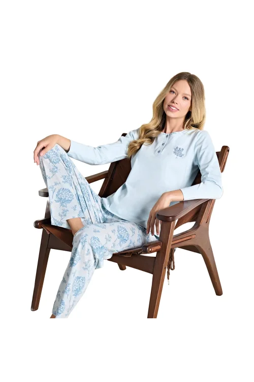 Over Sleep 3108 Kadın Büyük Beden Pijama Takımı