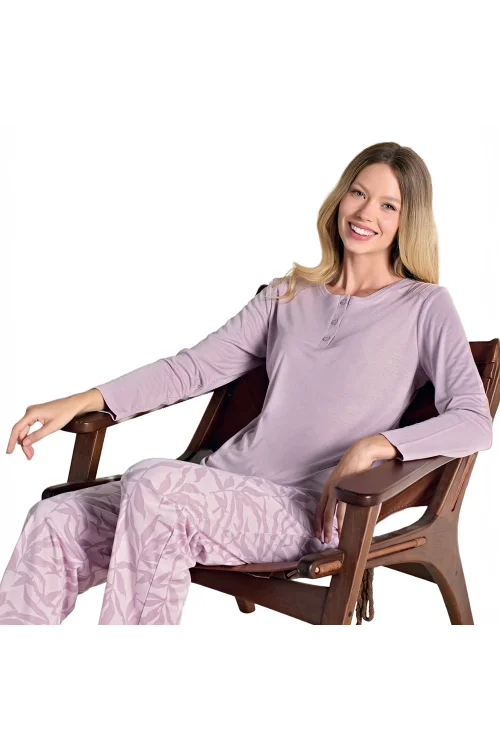 Over Sleep 3116 Kadın Melisa Büyük Beden Pijama Takımı