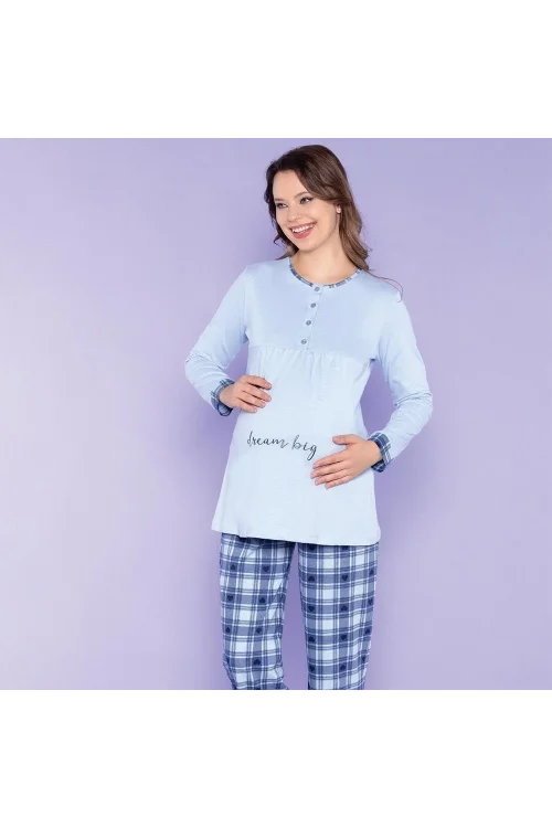 Over Sleep 757 Kadın Lohusa PijamaTakım