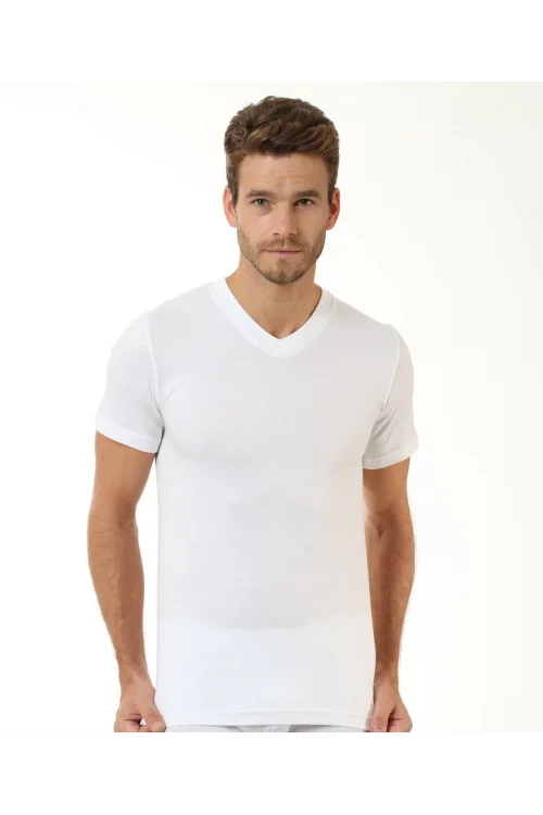 Öztaş 1013 Erkek V-Yaka Kısa Kol Atlet